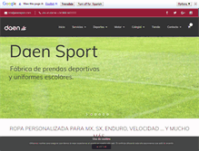 Tablet Screenshot of daensport.com